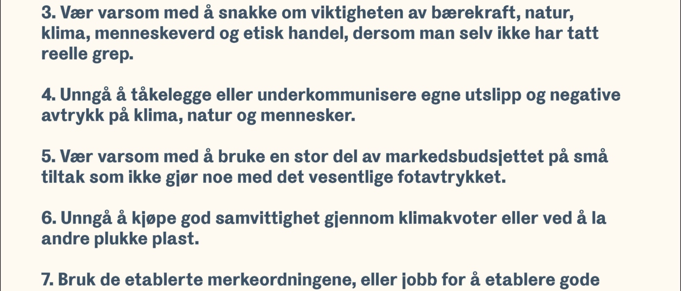 Grønnvaskingsplakaten