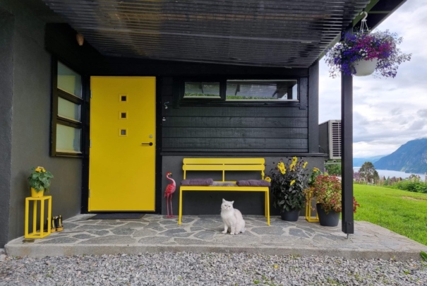 1 Odda gul ytterdør