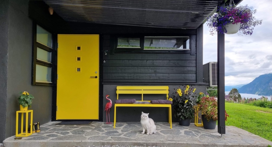 1 Odda gul ytterdør